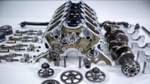 Ayrton Senna Honda V10 engine 1990