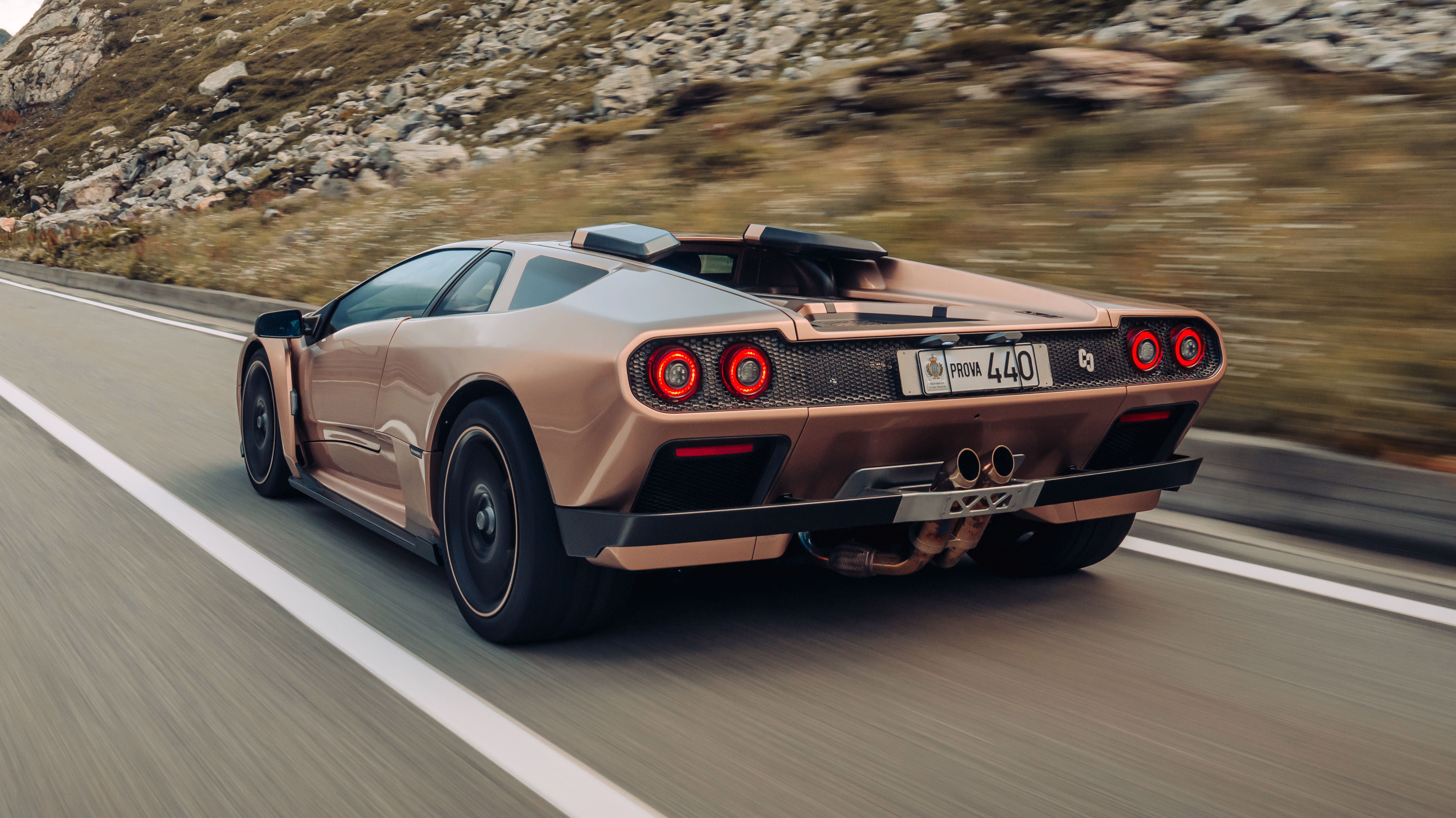 Eccentrica V12 Lamborghini Diablo restomod Top Gear review