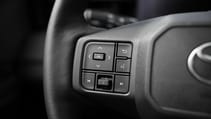 Toyota RAV4 HEV Limited interior steering wheel buttons
