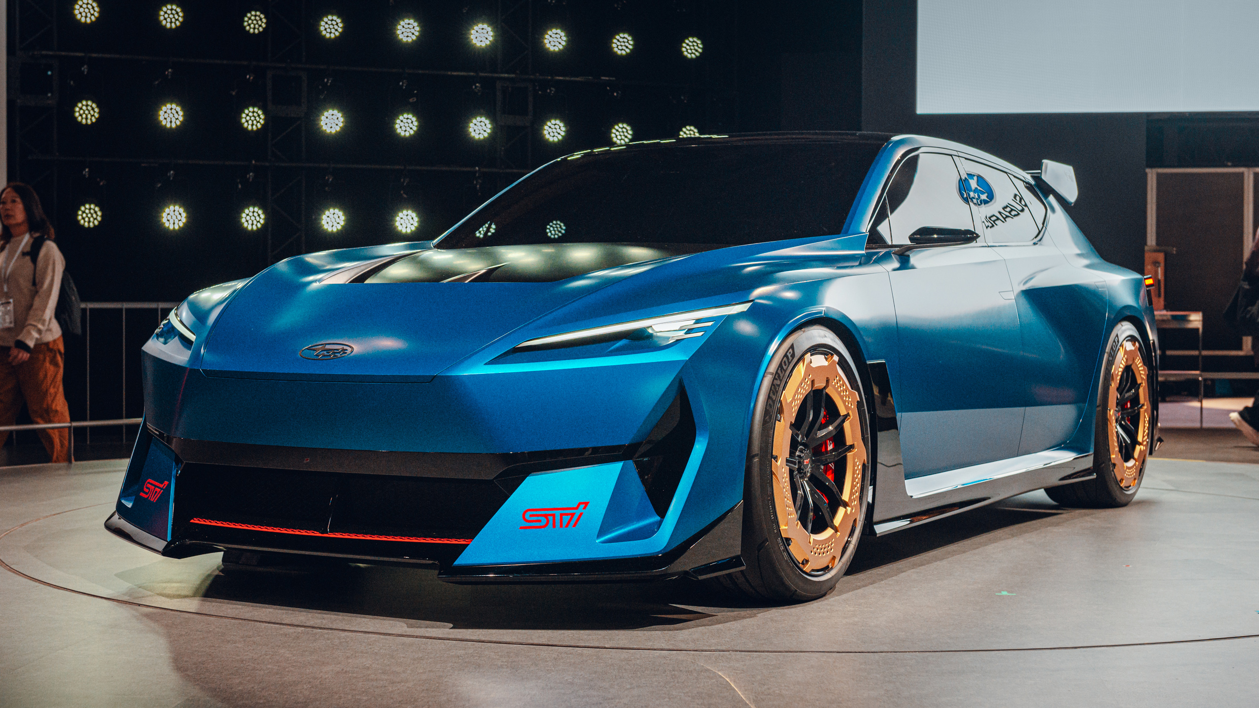 Subaru Performance-E STI concept Top Gear Toby Thyer