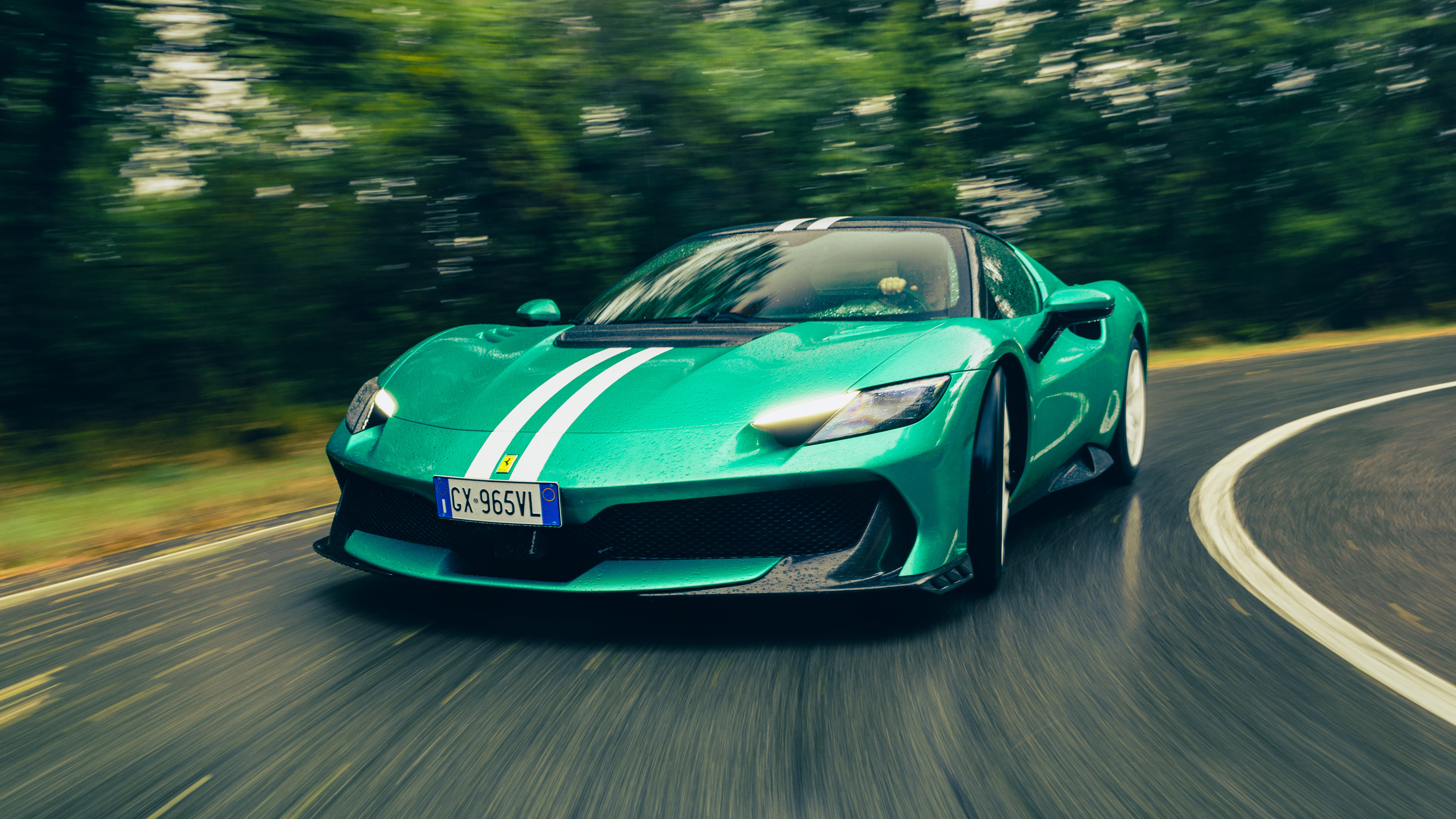 Ferrari 296 Speciale green front