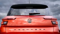 Vauxhall Frontera Electric orange bootlid