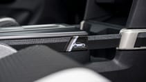 Vauxhall Frontera Electric interior fabric logo