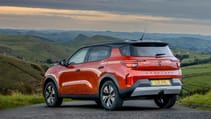 Vauxhall Frontera Electric orange rear off-road