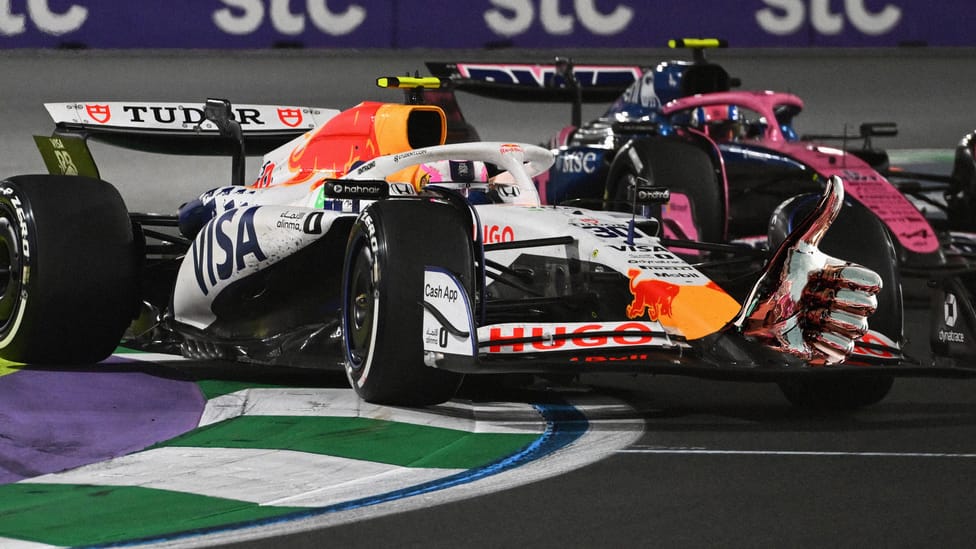 SATIRE Racing Bulls Thumbs Up