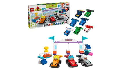 Duplo F1 Team Race Cars & Drivers