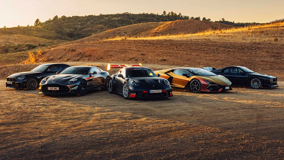 Kimera Evo37, Lamborghini Revuelto, Porsche 911 GT3 RS Manthey, Aston Martin Vanquish, BMW M2 CS
