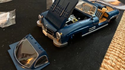Mattel 300 SL Top Gear build