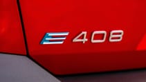 2025 Peugeot E-408 review badge