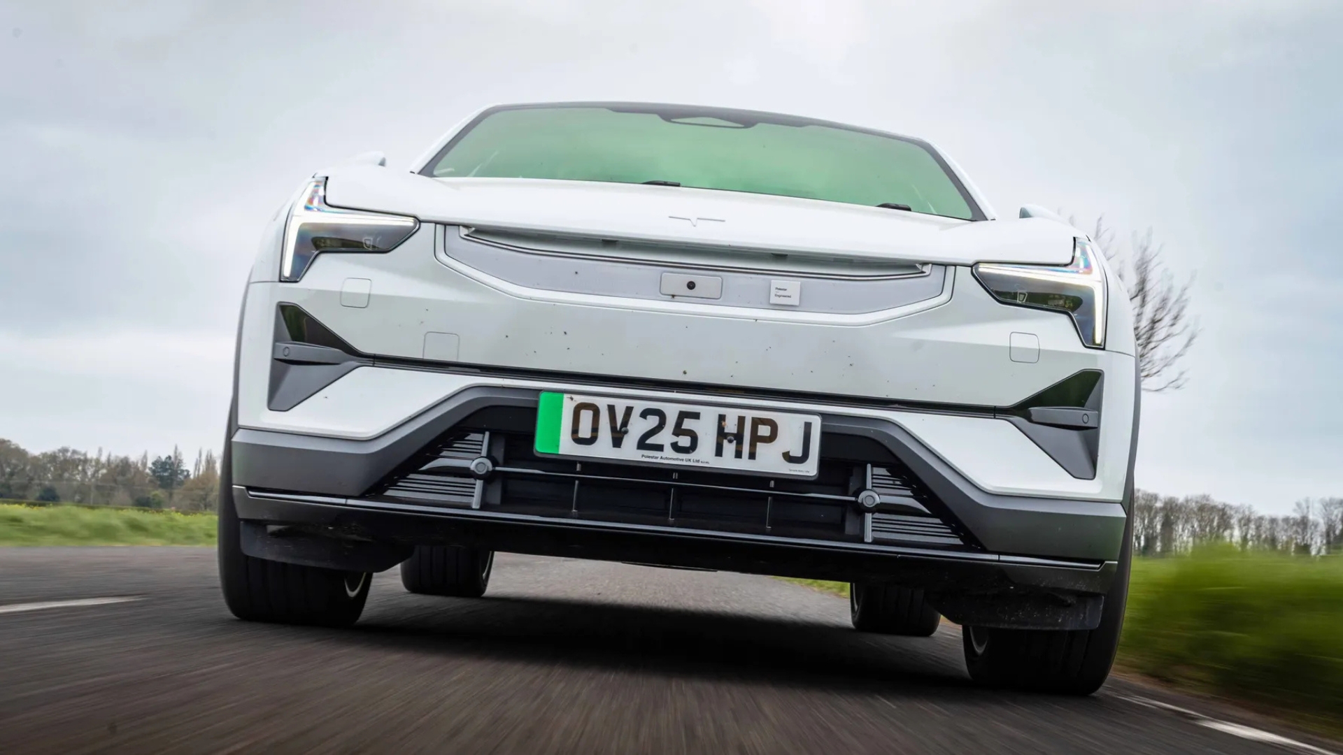 Polestar 3 pictured from the front