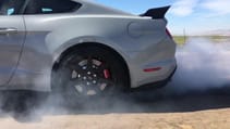 Top Gear magazine awards: Ford Mustang GT350R burnout