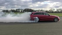 Top Gear magazine awards 2016: Merc-AMG C63 burnout