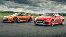 Top Gear drag races: Nissan GT-R vs Audi TT RS