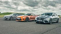 Top Gear drag races: Merc E63 S v Nissan GT-R v Audi RS7