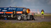 Bloodhound jet engine fires up