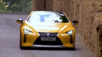 Watch the Lexus LC 500 tackle the Goodwood Hill Climb