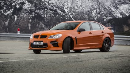 Vauxhall VXR8 side orange 