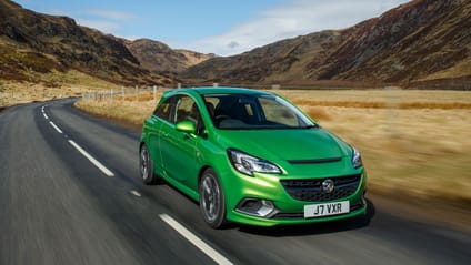 Vauxhall Corsa VXR front quarter green