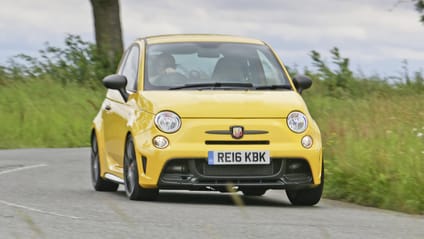 Abarth 500 front yellow