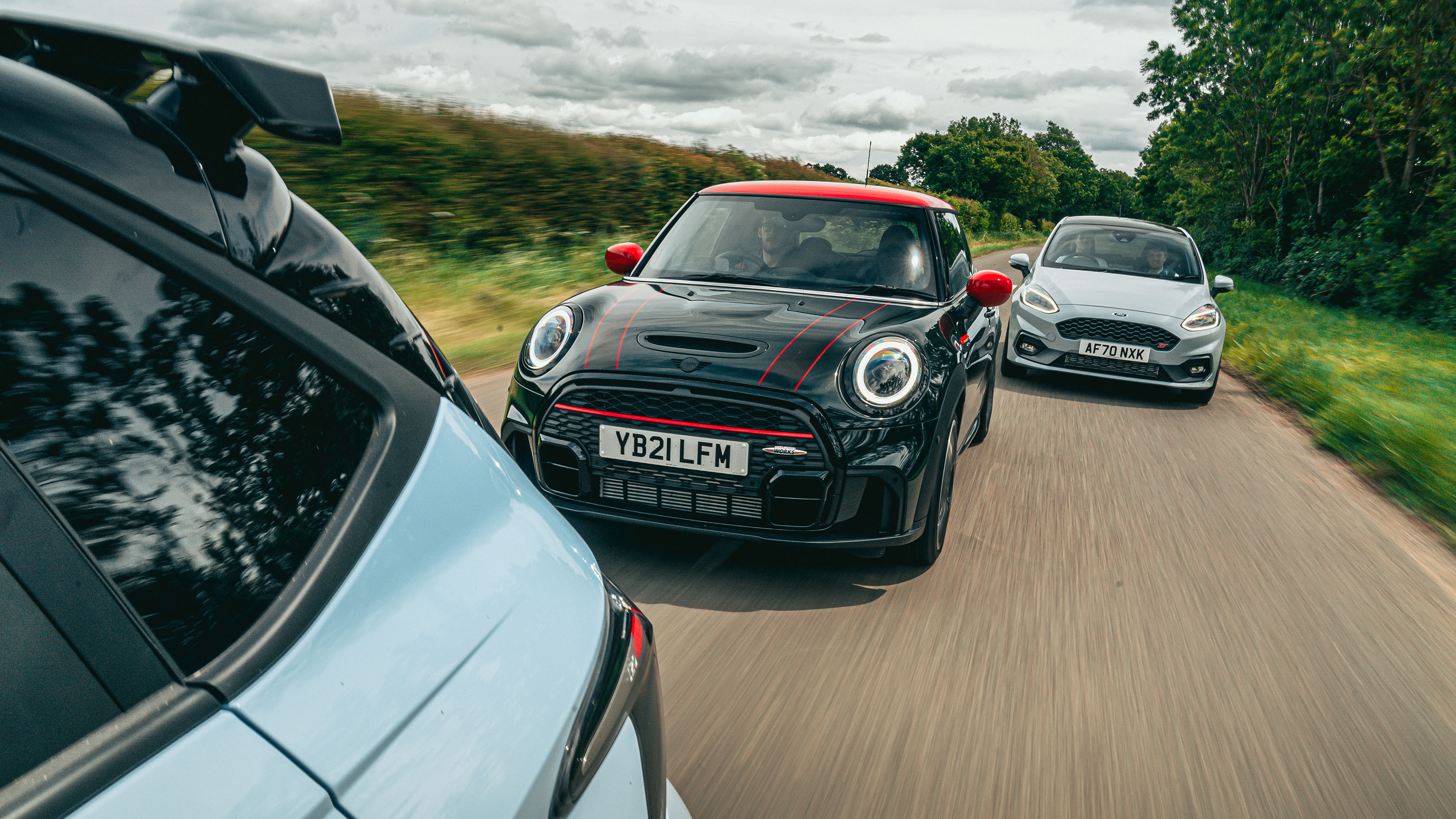 Hyundai i20N vs Ford Fiesta ST vs Mini JCW Cooper Top Gear