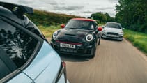 Hyundai i20N vs Ford Fiesta ST vs Mini JCW Cooper Top Gear