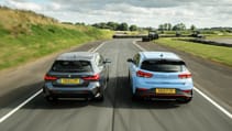 Hyundai i30N and BMW 128ti 