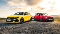 TopGear Audi RS3 vs Mercedes-AMG A45S