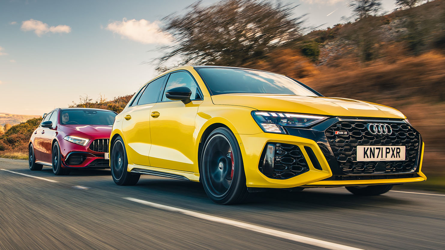 TopGear Audi RS3 vs Mercedes-AMG A45S