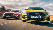 TopGear Audi RS3 vs Mercedes-AMG A45S