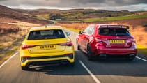 TopGear Audi RS3 vs Mercedes-AMG A45S