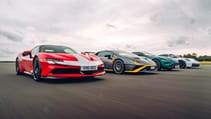 Ferrari vs Lamborghini vs Aston Martin vs Porsche supercar showdown Top Gear