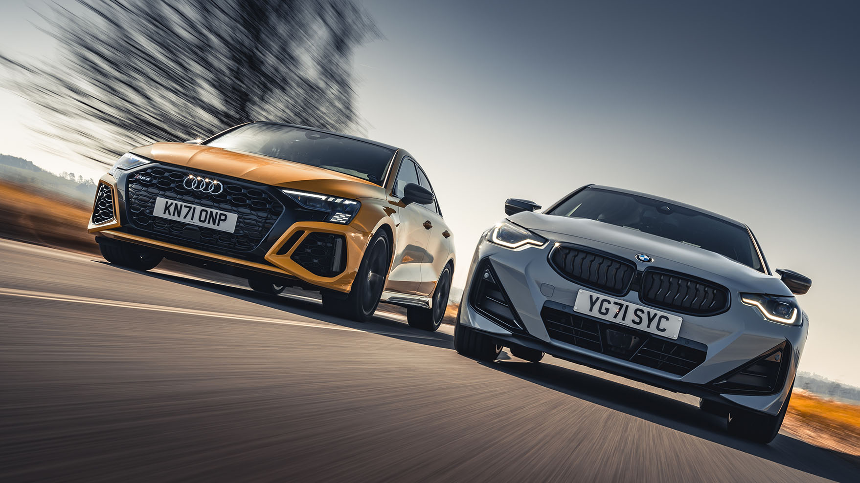 Top Gear Audi RS3 vs BMW M240i coupe review