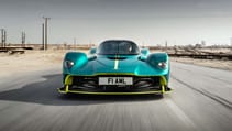 Aston Martin Valkyrie on road 