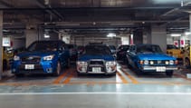 Meet the man whose 50-car collection of old Subarus is stored in an underground car park in Japan