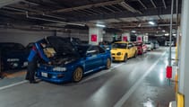 Meet the man whose 50-car collection of old Subarus is stored in an underground car park in Japan