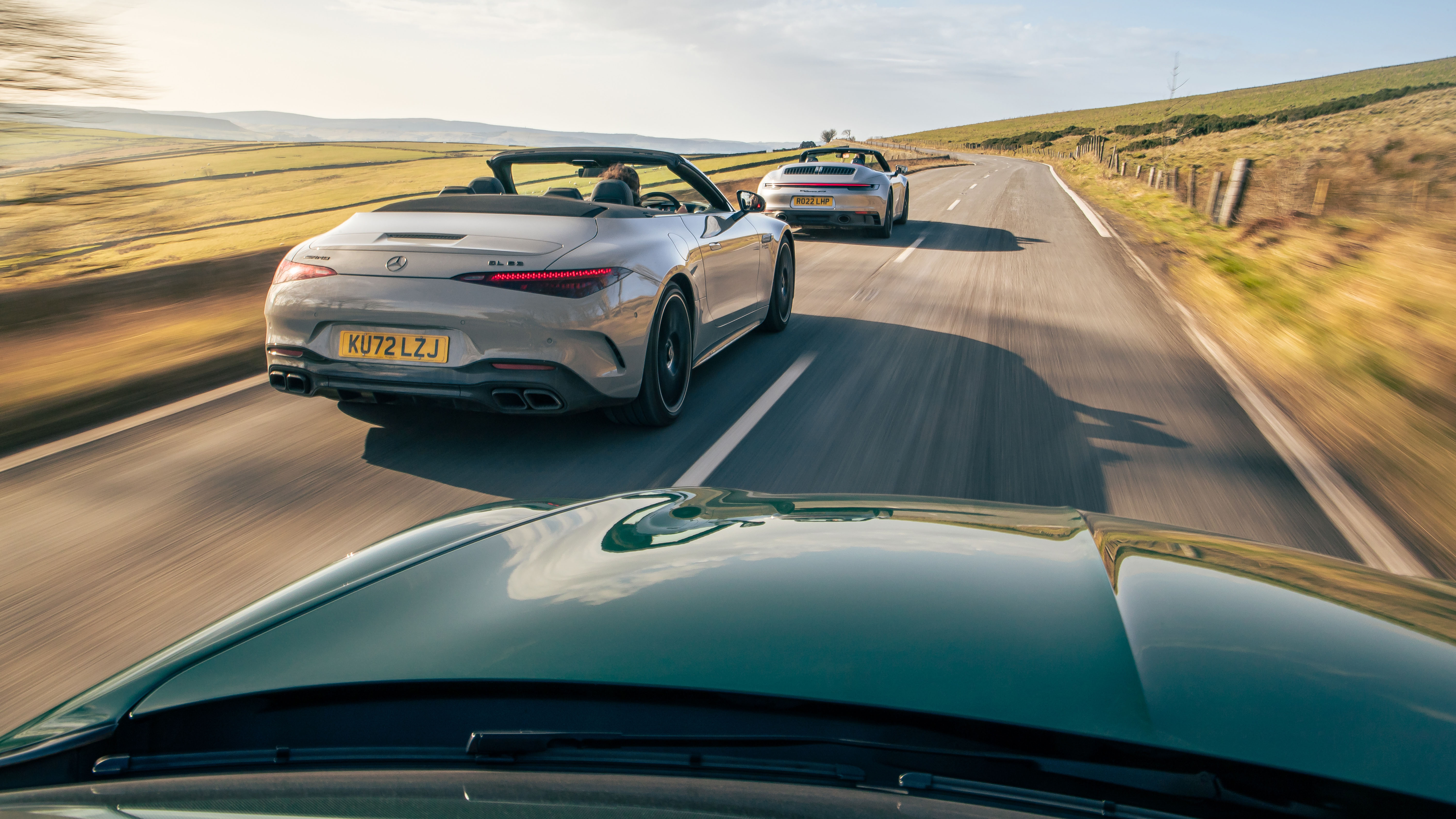 Droptop battle: Mercedes-AMG SL63 vs Bentley Conti GTC vs Porsche 911 GTS Cab