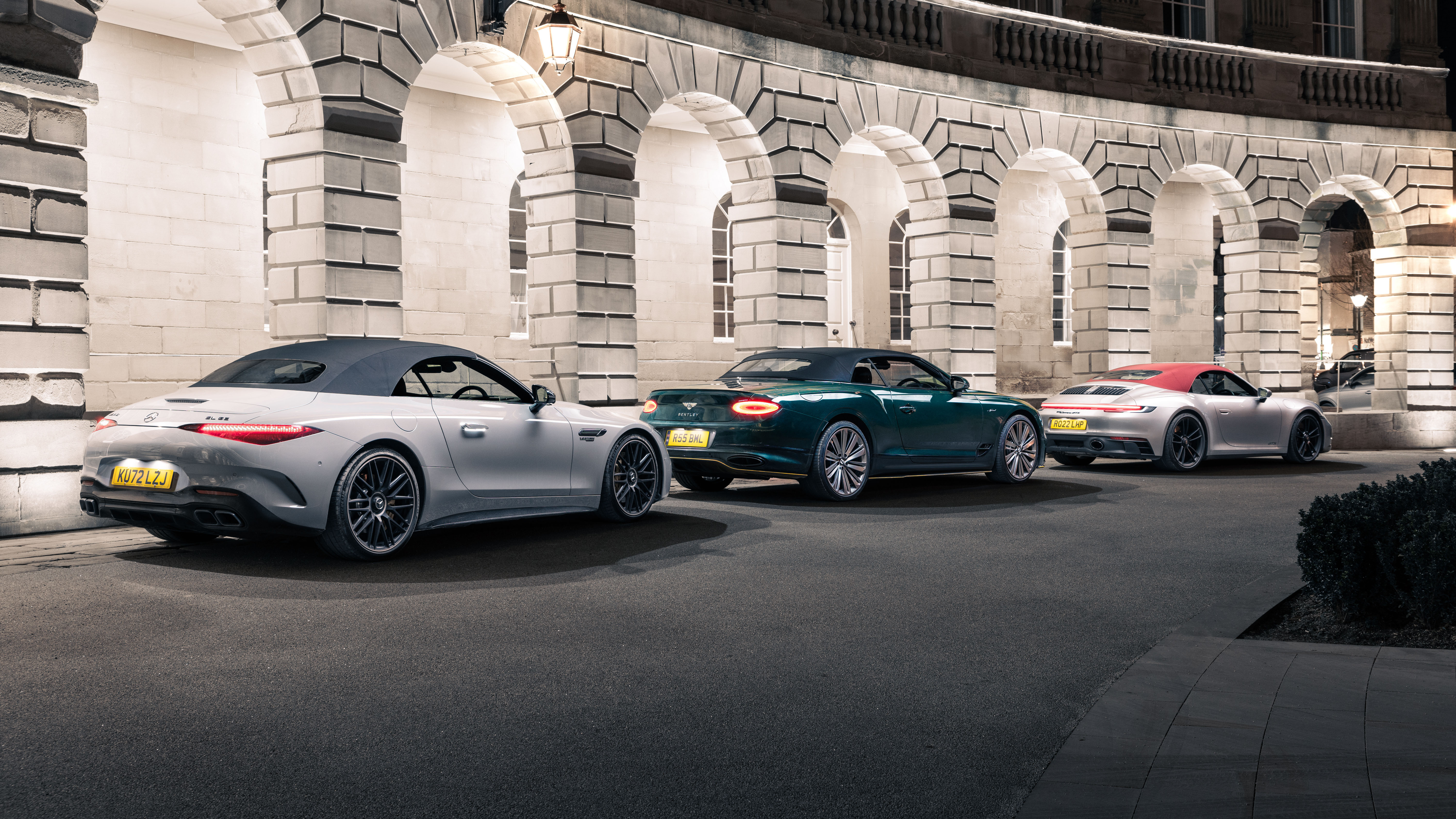 Droptop battle: Mercedes-AMG SL63 vs Bentley Conti GTC vs Porsche 911 GTS Cab