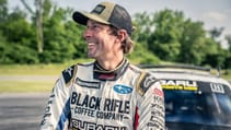 Jethro Bovingdon drifts Travis Pastrana's Family Huckster Top Gear 2023