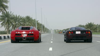 Behind the scenes: Veyron vs McLaren F1