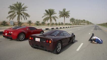 Behind the scenes: Veyron vs McLaren F1