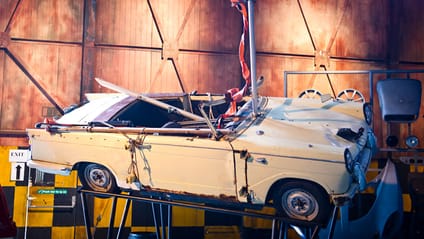 Triumph Herald boat cake