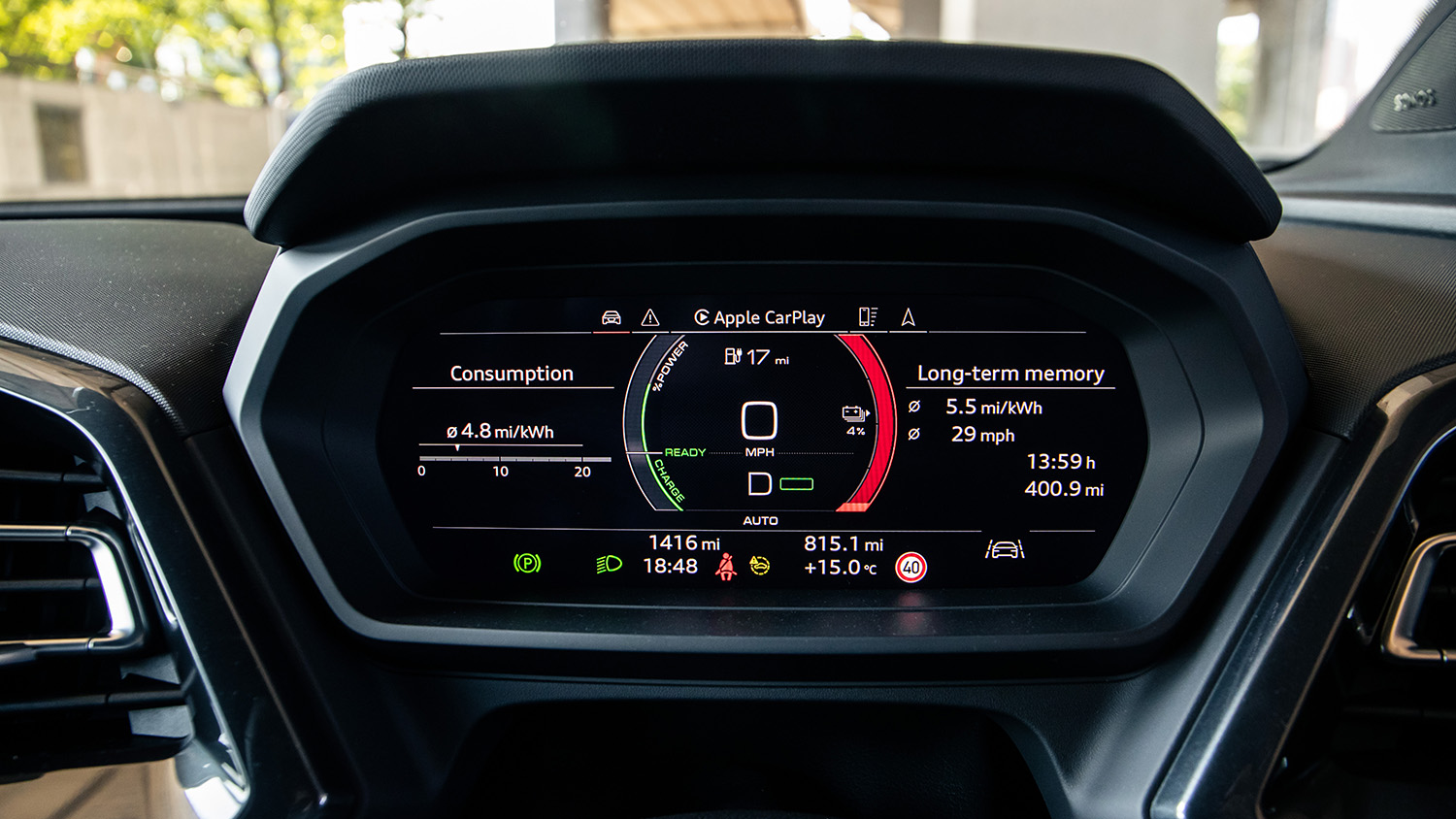 Audi Q4 e-tron instrument panel