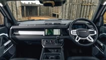 Land Rover Defender interior dashboard