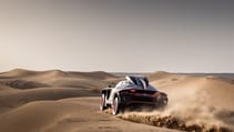 The Audi RS Q e-tron will race in the Dakar Rally