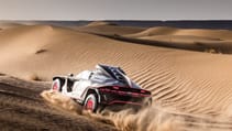 The Audi RS Q e-tron will race in the Dakar Rally