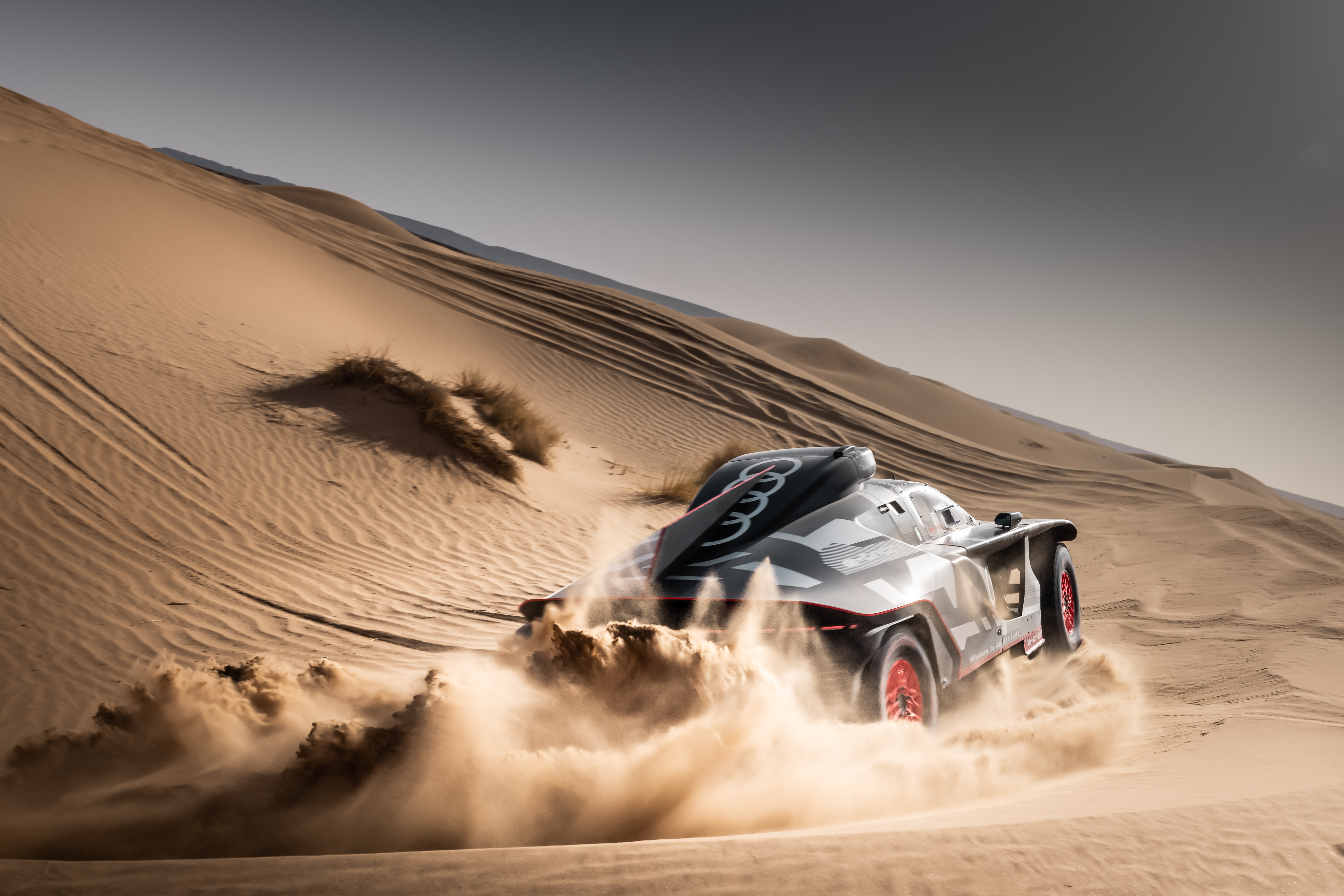 The Audi RS Q e-tron will race in the Dakar Rally