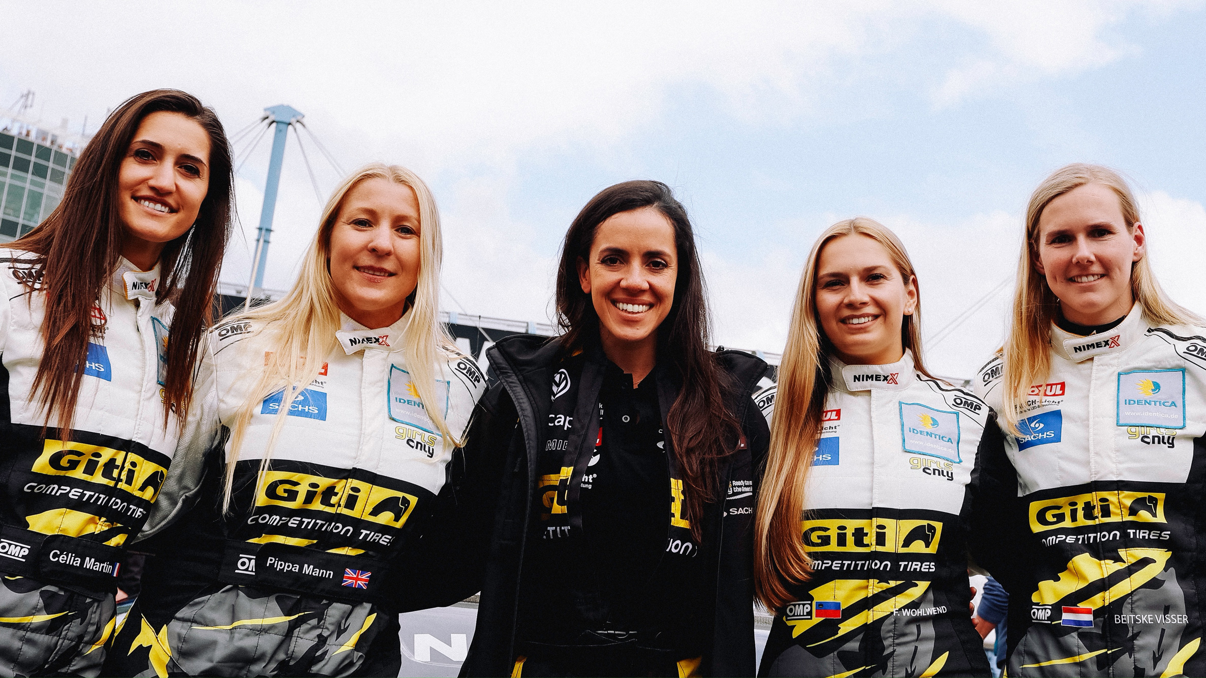 Celia Martin, Pippa Mann, Fabienne Wohlwend and Beitske Visser