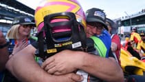 Pippa Mann Indy 500 2019 pit lane