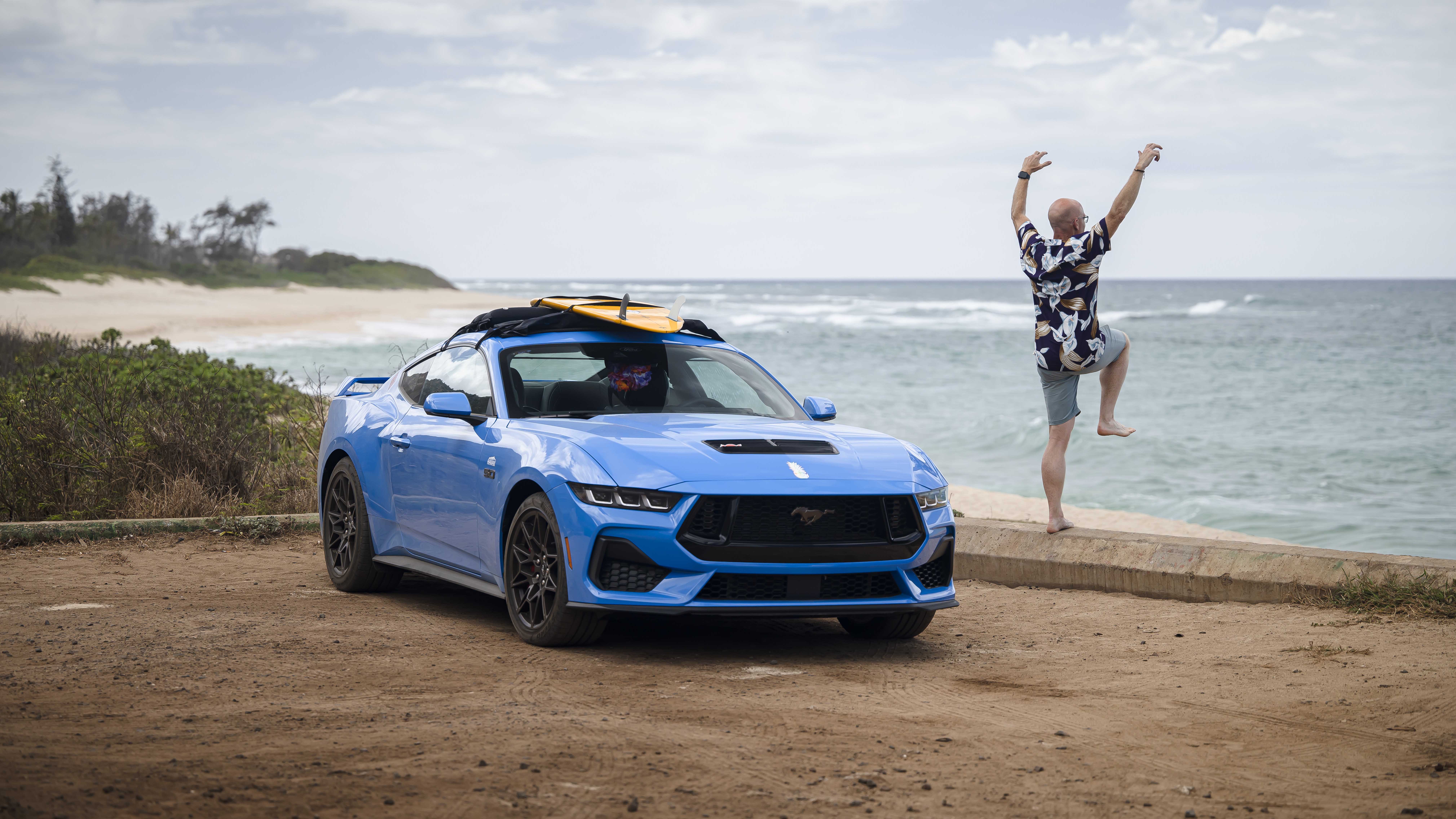 Ford Mustang Hawaii road trip Top Gear 2023