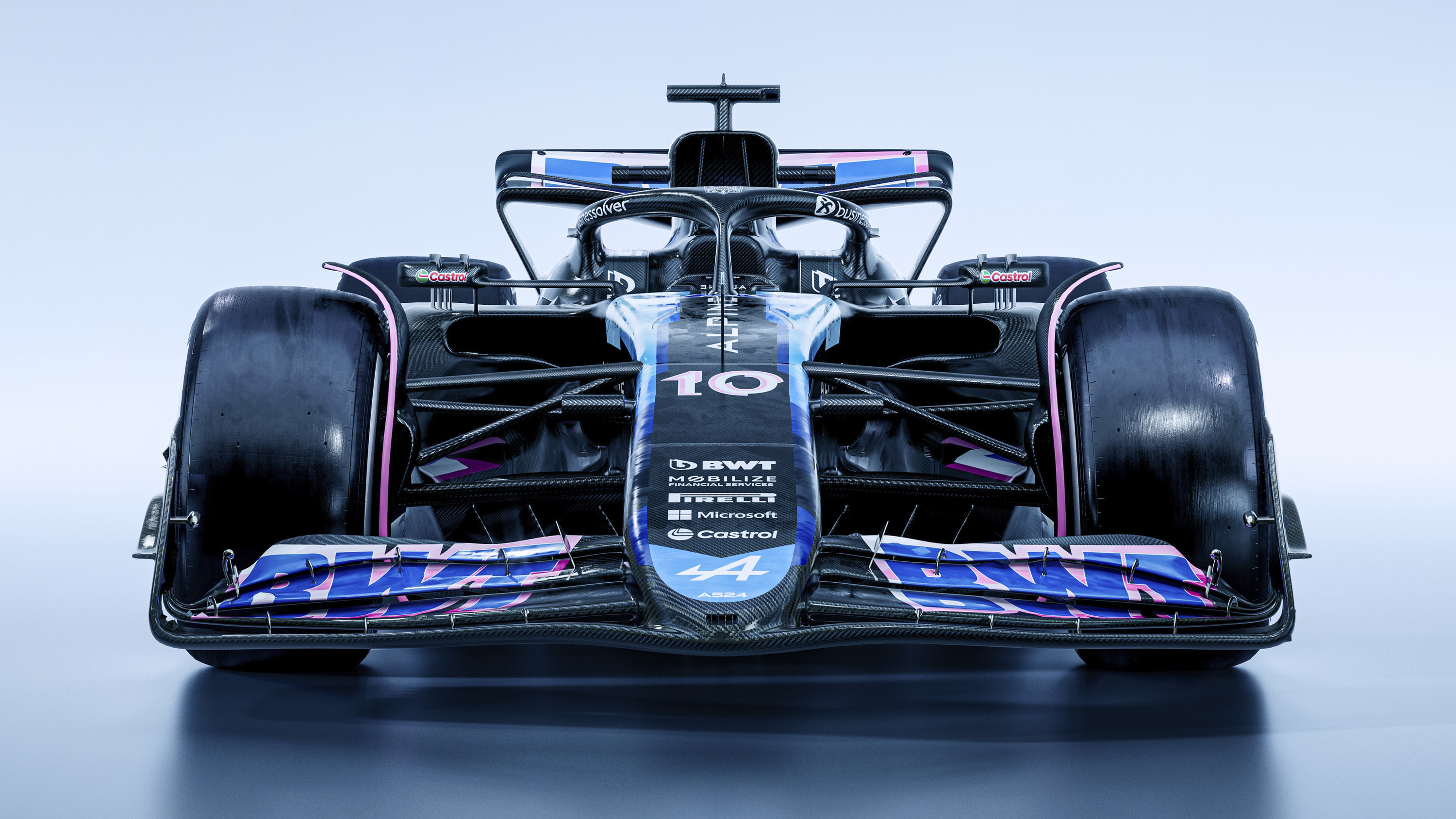 Alpine F1 car 2024 front